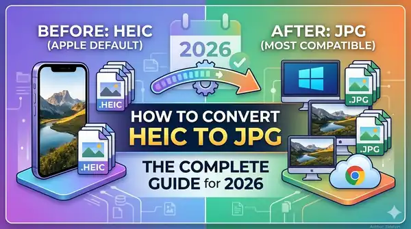 Comment Convertir HEIC en JPG : Le Guide Complet pour 2026